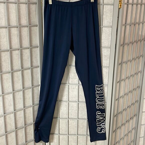 Toronto Blue Jays 4Her Women's - Leggings - Blue. Size Small - Picture 1 of 9
